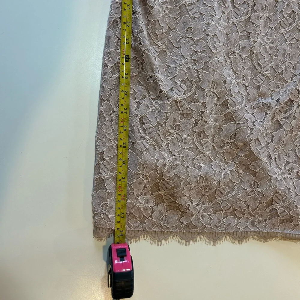 Diane Von Furstenberg Zaria Lace Dress in Champagne - Picture 10 of 12